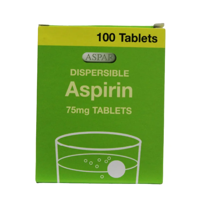 Aspirin dispersible tablets 100's(aspar) | Pharmaplus | Pharmaplus
