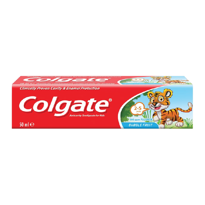 Colgate bubble fruit flavor 2-5yrs 50ml | Pharmaplus | Pharmaplus