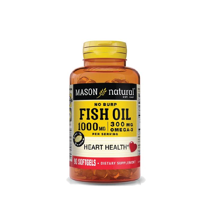 Mason naturals fish oil 1000mg+300mg omega 3 sotgels 90's