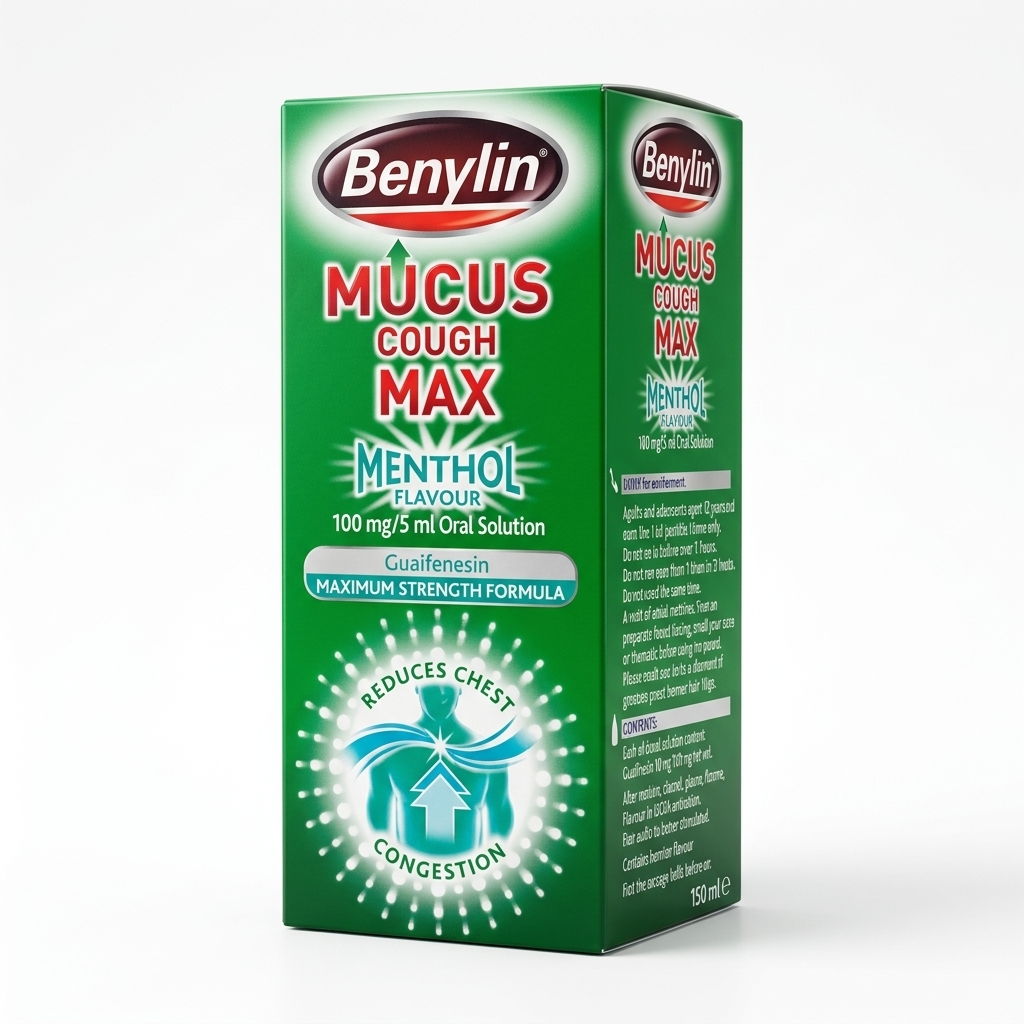 Benylin mucus max menthol 150mls