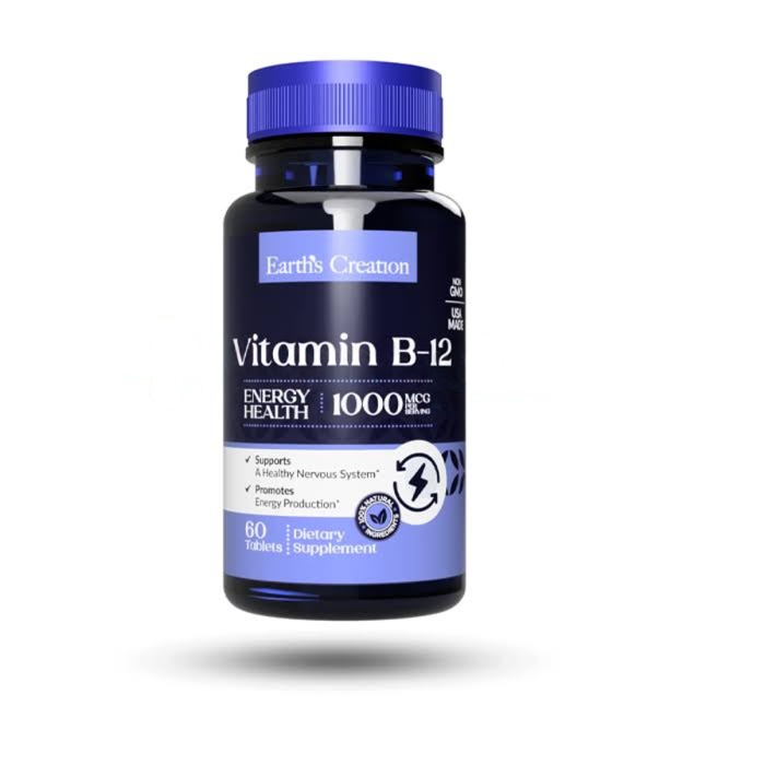 Earth's creation vitamin b-12 5000mcg tablets 60's