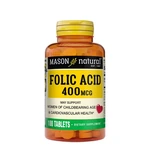 Mason natural folic acid 400mcg tablets 100's