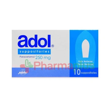 Adol suppositories 250mg 10s
