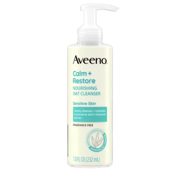 Aveeno calm+ restore nourishing oat cleanser 232ml