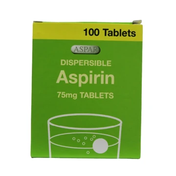 Aspirin dispersible tablets 100's(aspar)