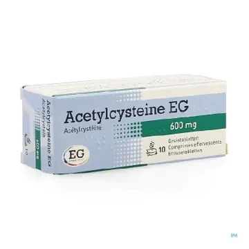 Acetylcystein  600mg efferv tabs 10's