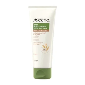 Aveeno daily moisturising vanilla & oat scent cream for n to d 200ml
