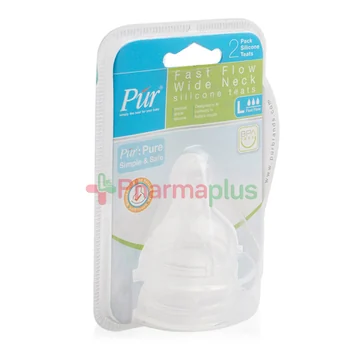 Baby teat pure silicon fast flow