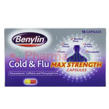 Benylin cold and flu max 16s