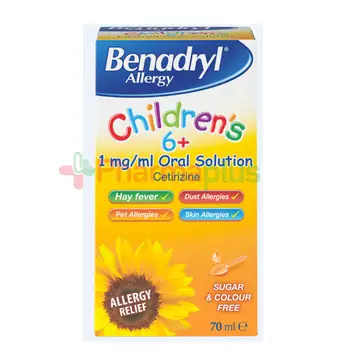 Benadryl childrens 6 plus sol. 70ml