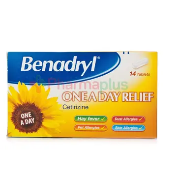 Benadryl one a day 10mg 14`s