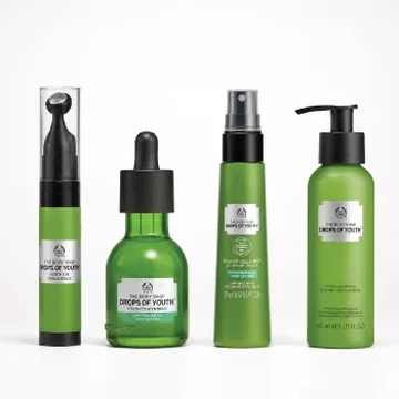 The body shop drops of youth eye con,doy con ,bouncy mist collection
