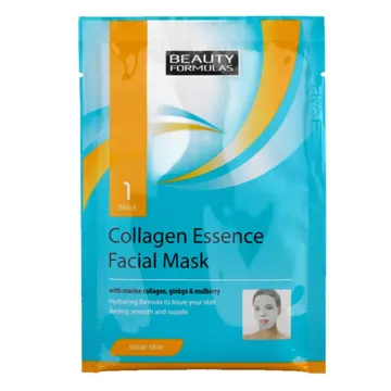 Beauty formulas collagen ess facial mask c/s 1`s