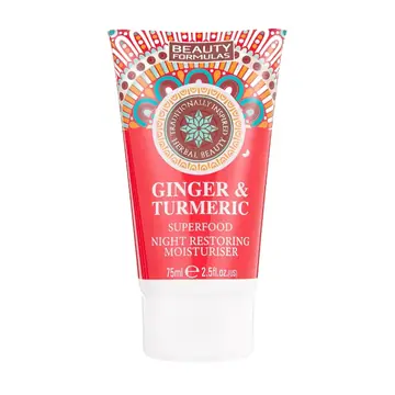 Beauty formulas ginger and turmeric night rest moisturiser 75ml