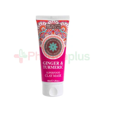 Beauty formulas ginger and turmeric clay mask 100ml thumbnail 1