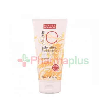 Beauty formulas vitamin e exfoliating facial scrub all skin 150ml