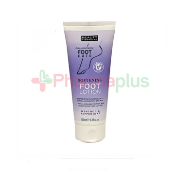 Beauty formulas softening foot lotion mandpmint 100ml thumbnail 1