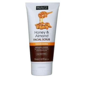 Beauty formulas honey and almond noursh facial scrub 150ml
