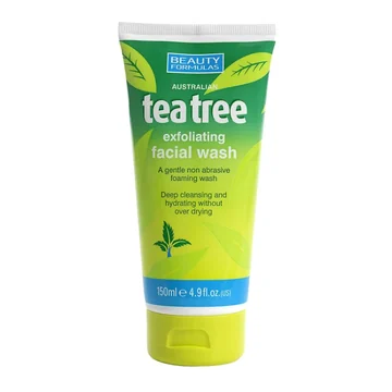 Beauty formulas tea tree exf facial wash 150ml