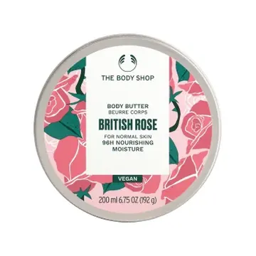 The body shop british rose instant glow body butter 200ml