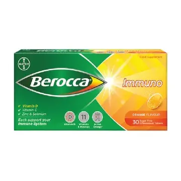 Berocca immuno effervescent tablets 30`s