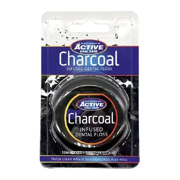 Beauty formulas active charcoal infused floss 50m