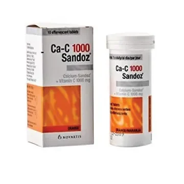 Ca-c 1000 sandoz tablets orange 10s