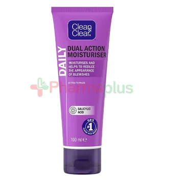 Clean and clear dual action moisturiser 100mls thumbnail 1
