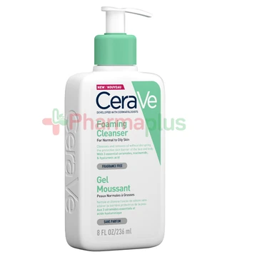 Cerave foaming cleanser normal to oily 236ml thumbnail 1