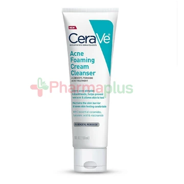 Cerave acne foaming cream cleanser 150ml thumbnail 1