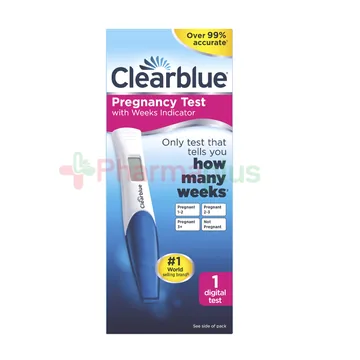 Clear blue pregnancy test wks indicator 1`s