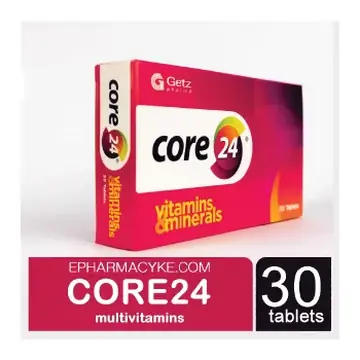 Core 24 tablets 30s(vits and min)