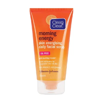 Clean and clear morning energy daily f/scrub 150ml (8569)