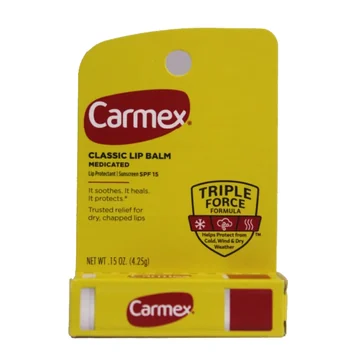 Carmex classic lipbalm medicated SPF 15 4.25gm