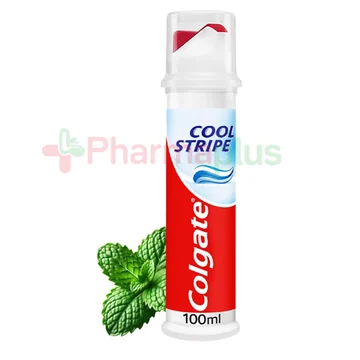 Colgate toothpaste pump cool stripe 100ml thumbnail 1