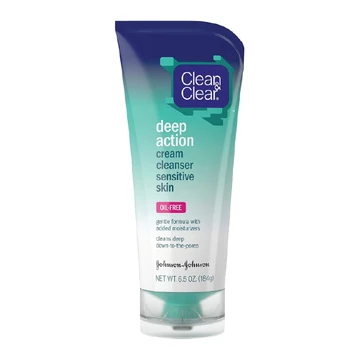 Clean and clear deep action cream cleanser sensitive 184gm