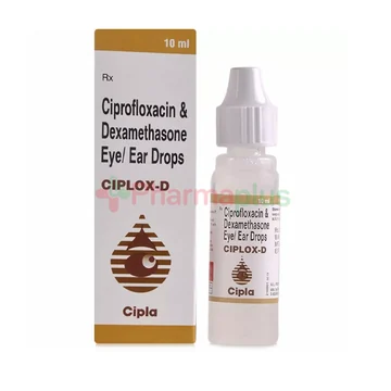 Ciplox-d(ciprofloxacin+dexamethasone) drops 10ml