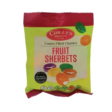 Crillys fruit sherbets sweets 100g