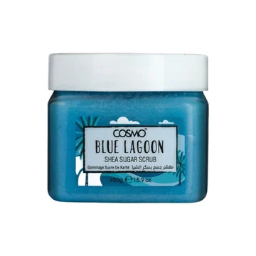 Cosmo blue lagoon shea sugar scrubs 450gm