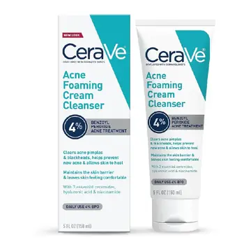 Cerave acne foaming cream cleanser 4% 150ml