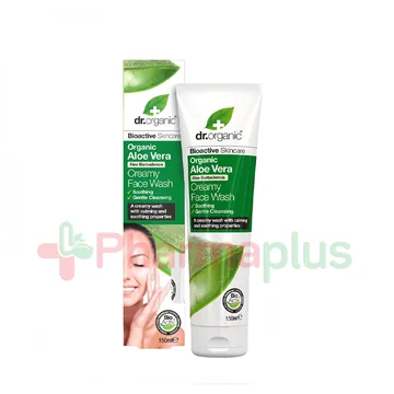 Dr.Organic aloe vera face wash 150ml thumbnail 1
