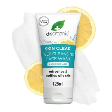 Dr.Organic skin clear deep cleansing face wash 125ml