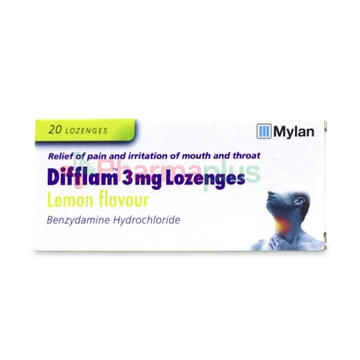Difflam lozenges lemon 20`s