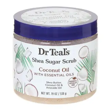 Dr. Teals's shea sugar scrub coconut oil 538gm