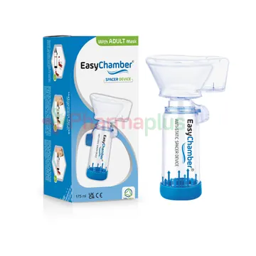 Easychamber spacer with adult mask