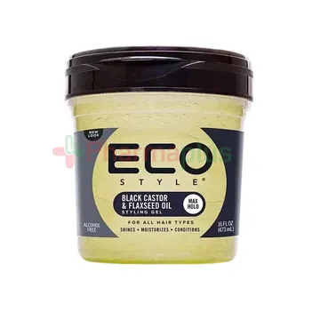 Eco style black castor and flaxseed 473ml thumbnail 1