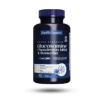 Earth's creation triple strength glucosamine ,msm 60's