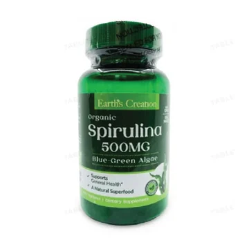 Earth's creation spirulina 500mg tablets 60's