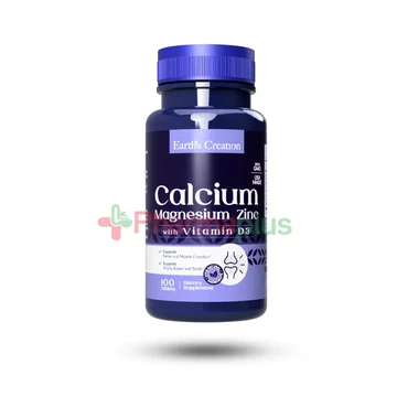 Earth's creation calcium+magnesium &d3 sofgel 60's