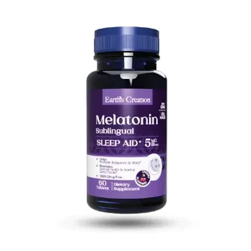 Earth's creation melatonin sublingual 5mg 60's